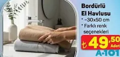 BORDÜRLÜ EL HAVLUSU 30X50 CM fiyat ve kampanya bilgisi